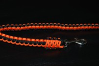 Hundeleine orange/schwarz Hundeleine orange/schwarz